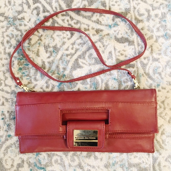 Z Spoke by Zac Posen Handbags - Zac Posen Z Spoke leather crossbody clutch.